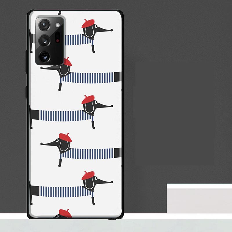 Dachshund Sausage Dog Case For Samsung Galaxy S25 S24 S23 Ultra S9 S10 S20 S21 S22 Plus S23 FE S25 FE Phone Cover