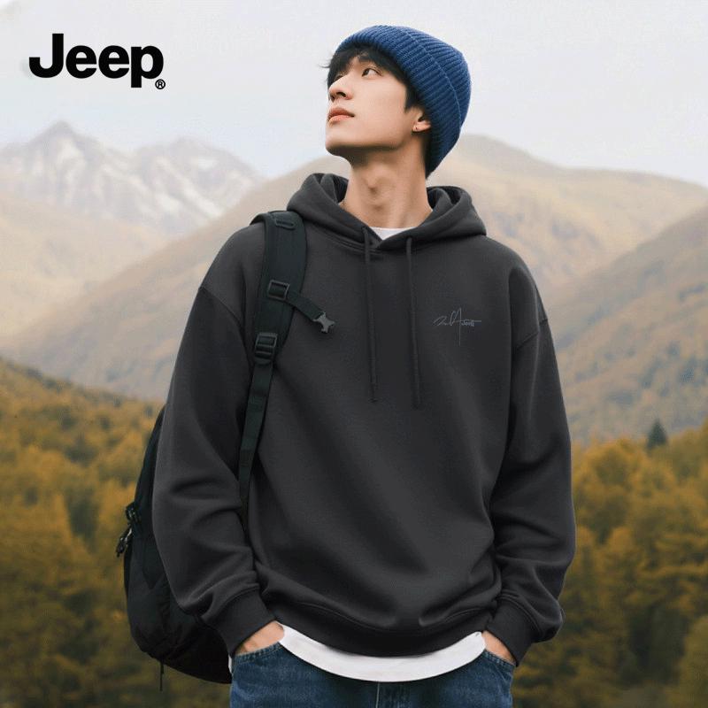 Jeep Men's Hooded Long-Sleeve Sweatshirt