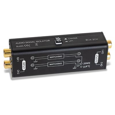 Eliminatori de zgomot de împământare High Fidelity Izolator de semnal muzical cu interfețe pentru sisteme muzicale de acasă și auto