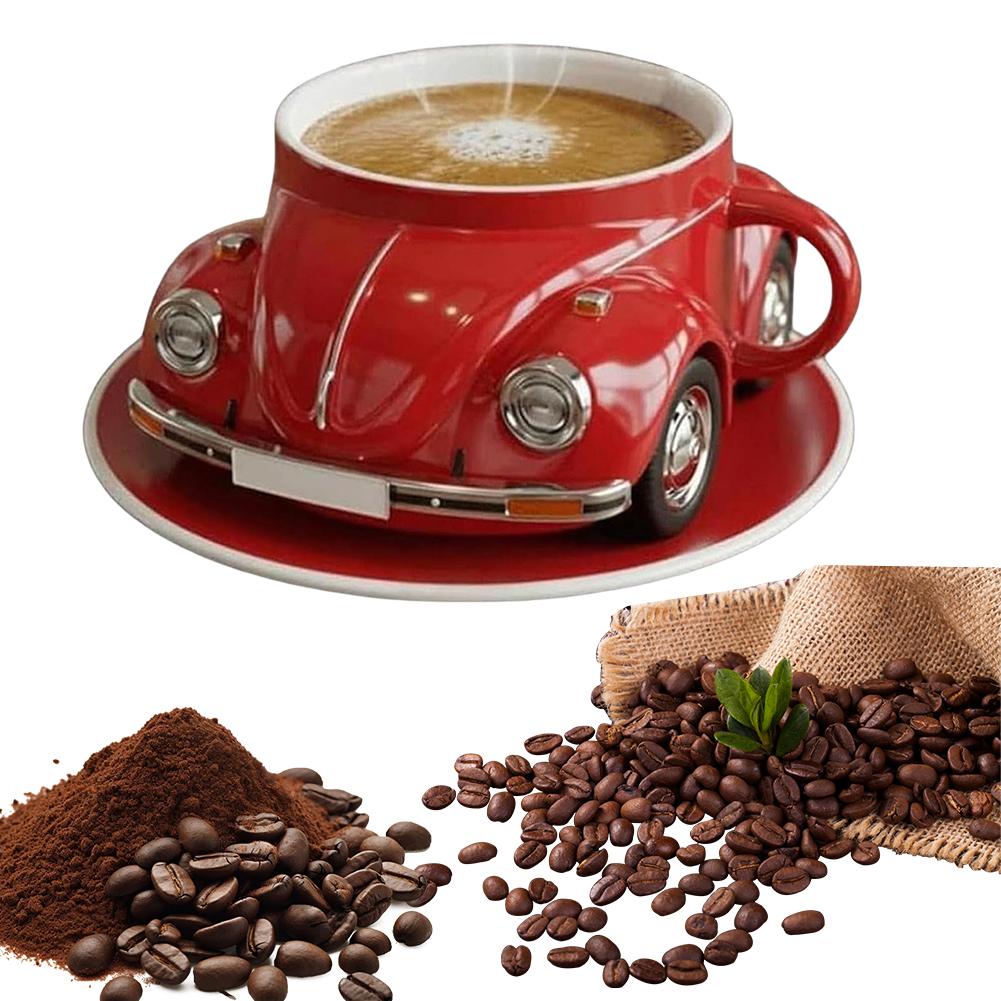 Beetle Shaped Creative Coffee Mug Heat Resist Novelty Tea Cup Large Capacity Unique Drinkware for Office Decoration Cup