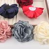 Burn Edge Rose Fabric Flower: 8.5cm Handmade Accessory for DIY Clothing and Jewelry