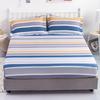 1 skin-friendly Bed Cover  cotton  Printing fitted sheet with elastic band, single/queen/king size (without pillowcases)