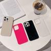 Ins Wind Simple Solid Color Jelly Suitable for iPhone16promax Mobile Phone Case Apple 15 New 14/13 Soft Case