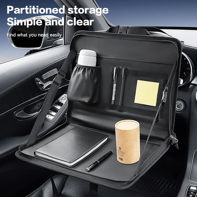 Car Hanging Work Laptop Desk Vehicles Truck Working And Dining Table For Lunch Breakfast Foldable Driver Notebook Computer Bag