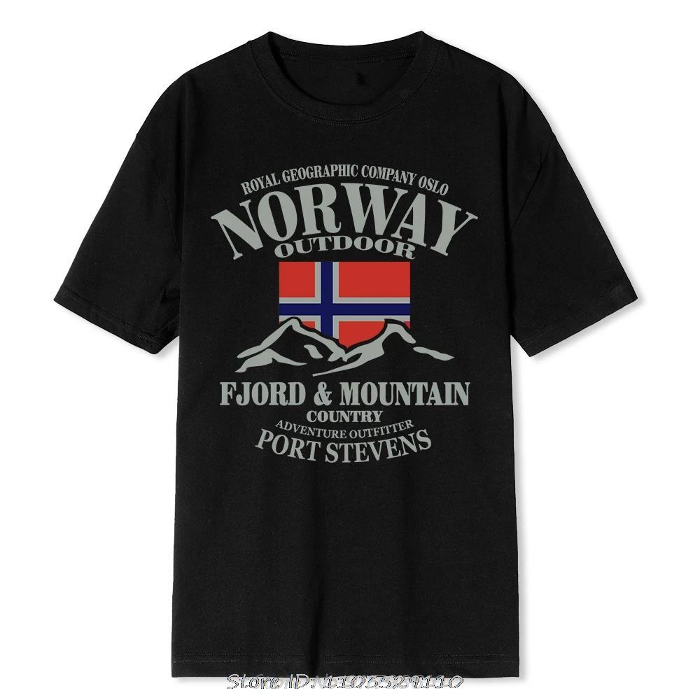 Norwegian Flag Print Unisex Unisex Sports Tshirt Outdoor Street Casual Fashion Versatile Running Fitness Shortsleeve Clothing Top