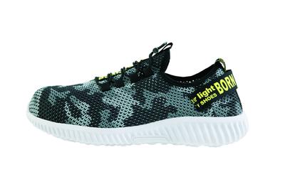 Safety Work 85412 Sicherheitsschock Zeug Gummi Camouflage cm [Xebec] Schuhe, Schuhe, Schuhe, Mesh, Atmungsaktiv, Absorption, Leichtgewicht, Slipper, Prävention,