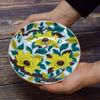 Waza No Kura: Stylish Kutani Ware Plate with Peony Design, Made In Japan, Perfect As a Birthday Gift