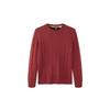 SEPTWOLVES Men's Round Neck Cable Knit Thick Wool Sweater