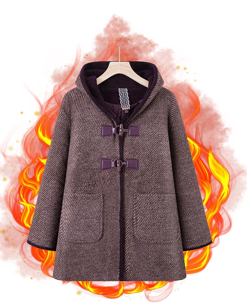 Women's Plus Size Quilted Hooded Winter Coat - Warm, Versatile, and Stylish for Mature Ladies