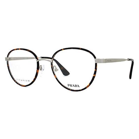 Prada PR57SVD 2AU1O1 Size Lens UV Sunglasses Glasses, 52, Round, Men's, Women's, Set, Protection,