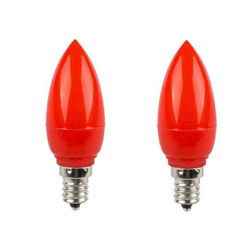 Led With Candle Base For Home Decor And Festival Lighting