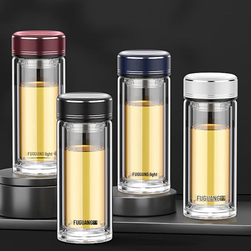 Fuguang Double Wall Glass Tea Infuser