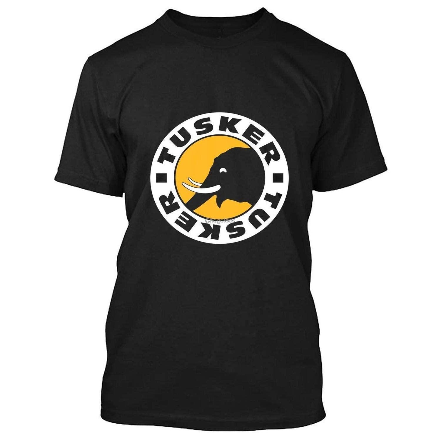 Tusker Elephant Round Logo T-Shirt M чёрный