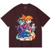 230 g/m² 100% Baumwolle Pokemon V17 Misty Print Unisex Schweres Baumwoll-T-Shirt