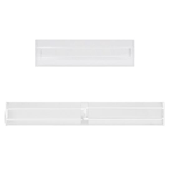 Separator de sertare transparent, lungime reglabilă, durabilitate ridicată, instalare simplă, separator de sertare extensibil