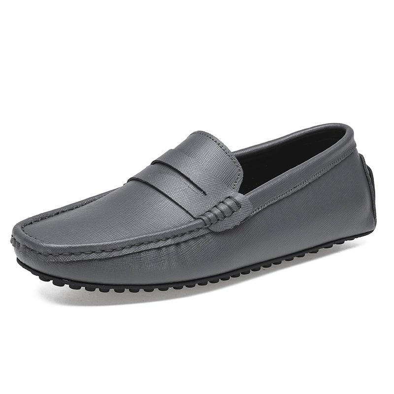 High Quality Men Casual Shoes Fashion Mens Shoes Genuine Leather Suede Shoes Men Loafers Moccasins Flat Driving Flats 38-48