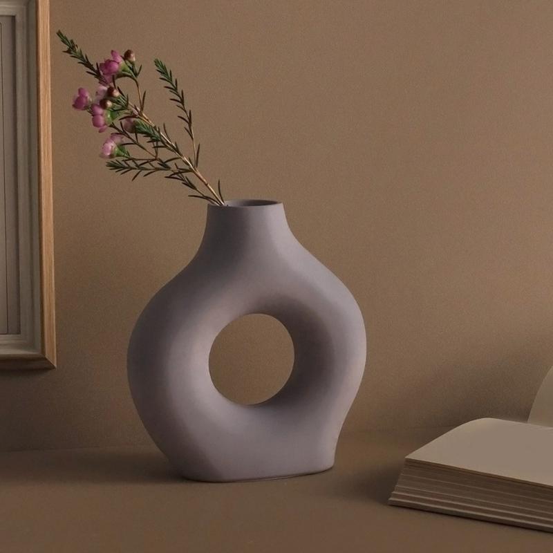 Flower Vase Mould Flexible Silicone Mold for Planter Handmade Home Decoration for Dining Table Flowerpot Molding Tool