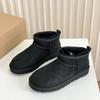 Classic Ultra Mini Platform Women Boots Snow Leather Suede Wool Comfort Winter Boots Woman Fur Slippers Boots for Women