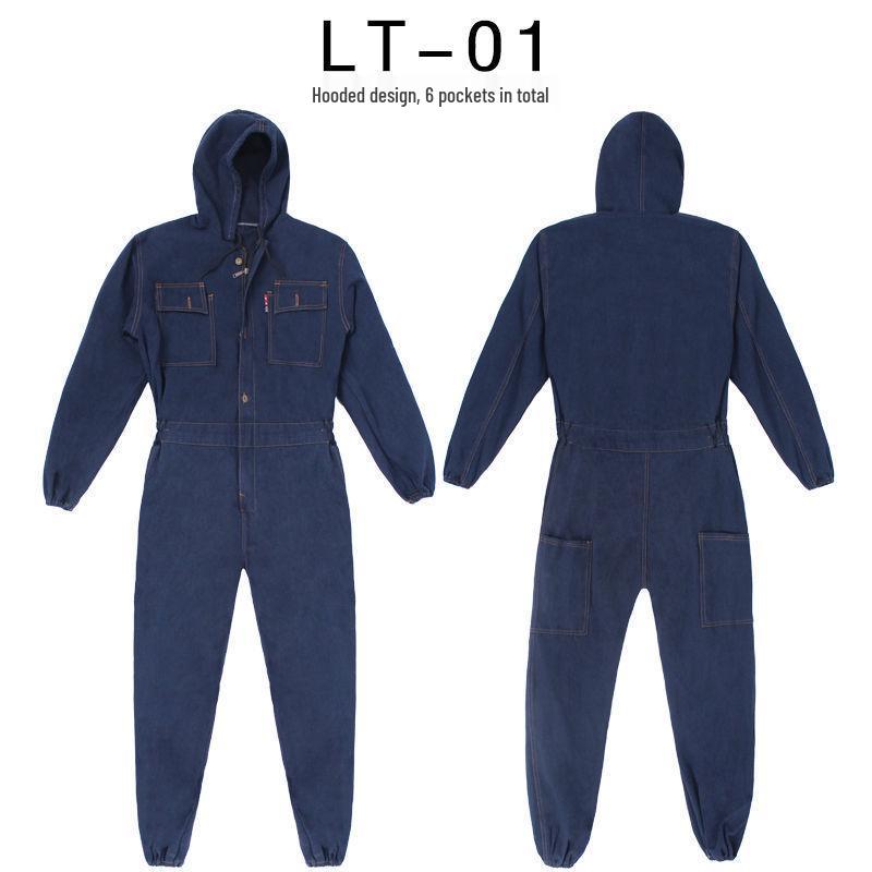 Unisex Denim Workwear Overalls for Electric