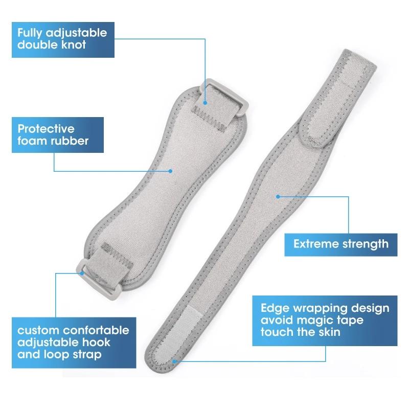 Breathable Shock Absorption Stabilizer with Silicon Rubber Pad for All of SportsPatella Tendon Knee Strap for Pain Relief