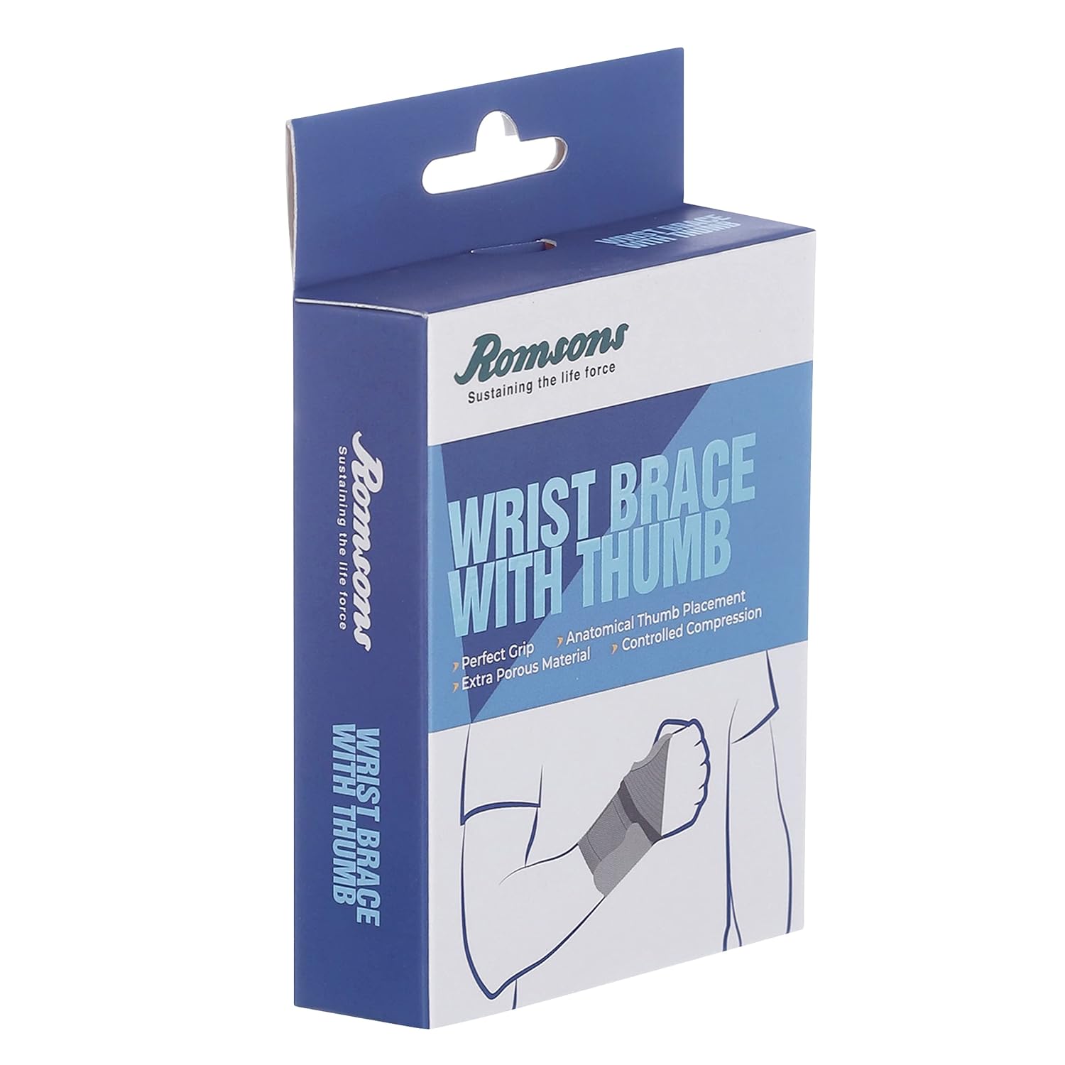 

Romsons Wrist Brace With Thumb - Universal