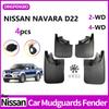 Schmutzfänger Kotflügel für Nissan Navara D22 NP300 4WD 2WD 2002-2015 Schmutzfänger Spritzschutz Vordere Hinterräder Kotflügel Auto Zubehör