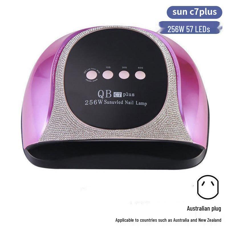 256W High Power UV/LED Dual Light Nail Curing Lamp