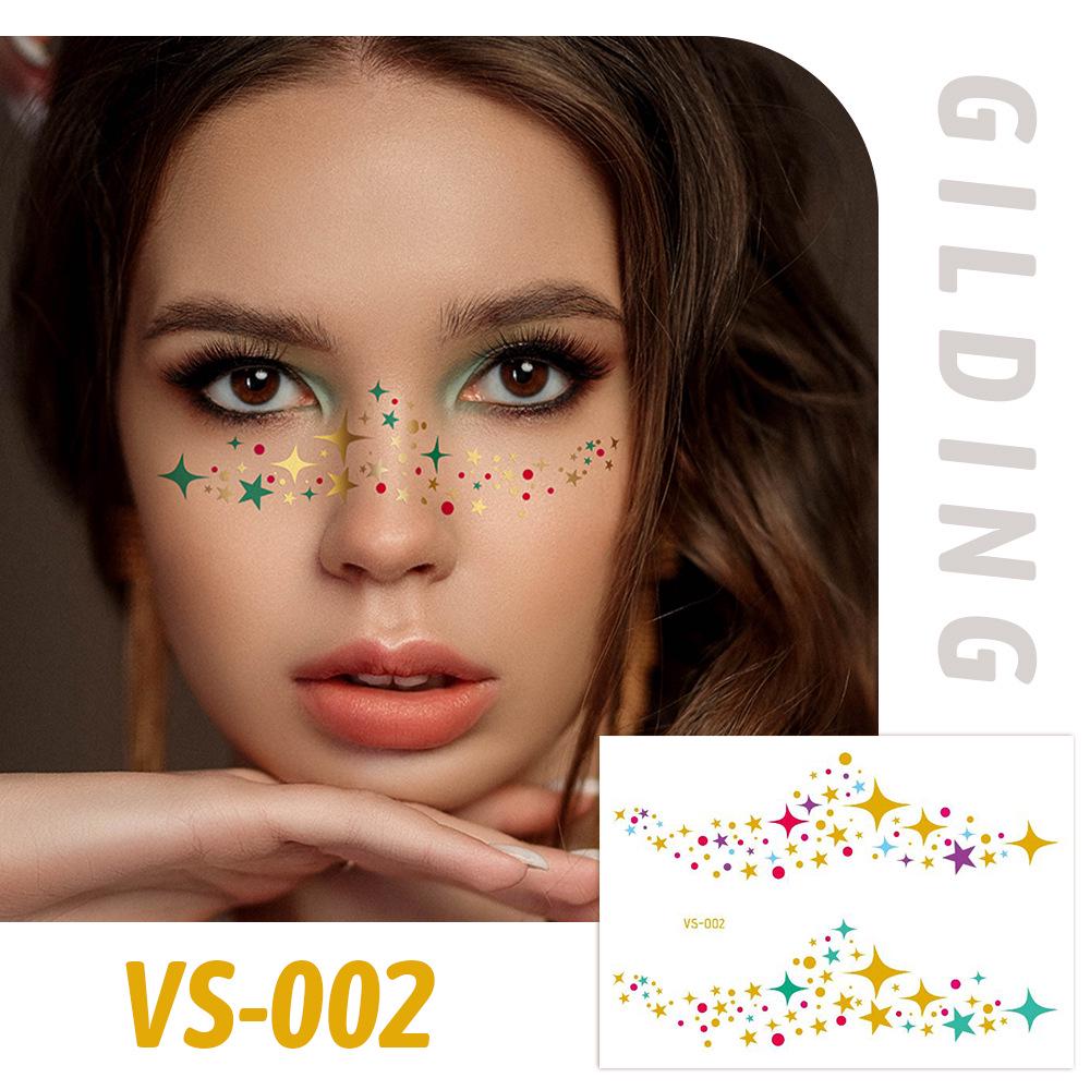 Waterproof Freckle Tattoo Stickers for European Music Festivals 150x105mm