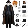 Аніме BSD Чуя Накахара Мафіозний Костюм Cosplay Повний Набір з 9 предметів для Комік-Кону
