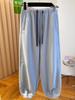 Damen-Jogginghose im koreanischen Stil, gelb, mit Fleece gefüttert, locker geschnitten - Herbst/Winter 2025 Haremshose