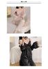 Ruth's Ice Silk V-Neck Pajamas: Women's High-End Spring/Summer Three-Piece Set for Home or Out.