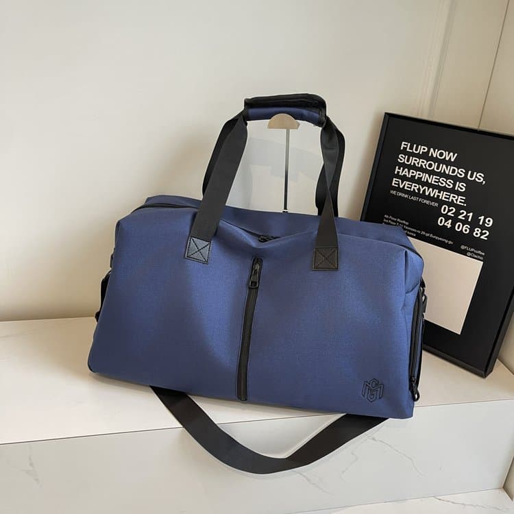

Simple large-capacity tote bag women s shoulder bag синій