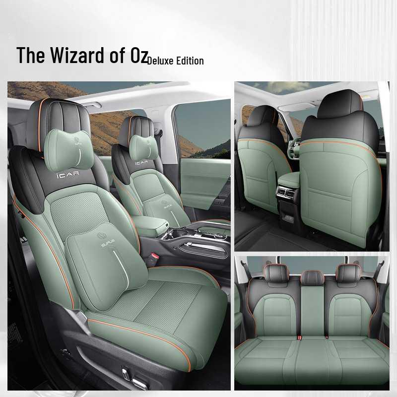 Chery ICAR03 Five-Seater Leather Car Seat Cushion - All-Season Universal Fit
