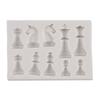 Chess Piece Silicone Mold 3D International Chess Resin Mold DIY Epoxy Resin Craft Mould Chocolate Candle Baking Tools