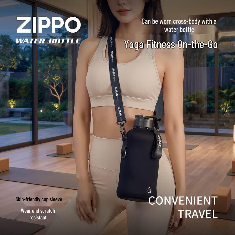 ZIPPO 2200ML Large Capacity Sports Water Bottle