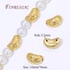 14x9mm 18K Gold Plated Brass Irregular Beads For Jewelry Making,Decorative Beads,Bracelets Spacers Bead DIY Accessories