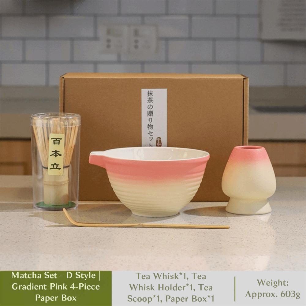 4PCS Matcha Whisk Holder Matcha Whisk Set Matcha Bowl Matcha Making Kit Tea Lovers