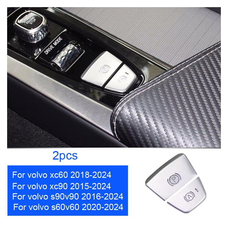 For Volvo XC60 XC90 S90 V90 V60 S60 Start Button Parking Brake Patch Decoration Supplies