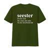 Go All Out Adult Seester Like A Sister Only Cooler T Shirt Vintage Washed Fashion Unisex Soft Top For Everyday Wear