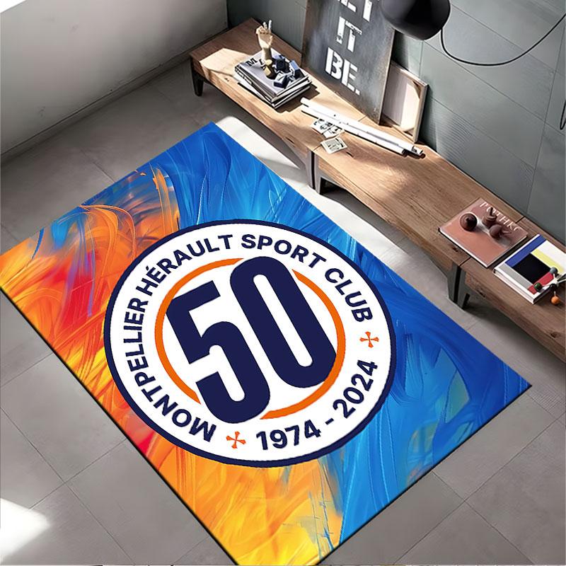 Montpellier Sport Club 50th Anniversary suitable as a non-slip mat for the living room or bedroom sofa