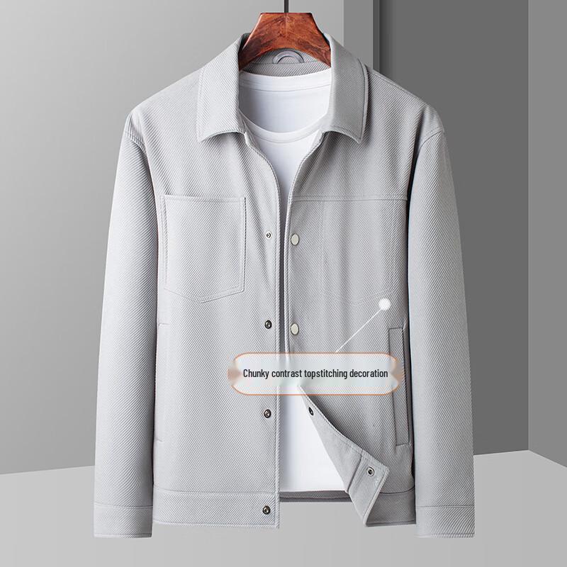 Men's Twill Workwear Lapel Jacket