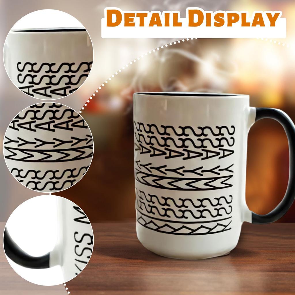 Hrnek se skrytým vzkazem - Toto! - Dělá sarkastický a vtipný dárek pro kolegu nebo nejlepšího přítele.. Humorný hrnek pro dospělé s hrubým vzkazem.