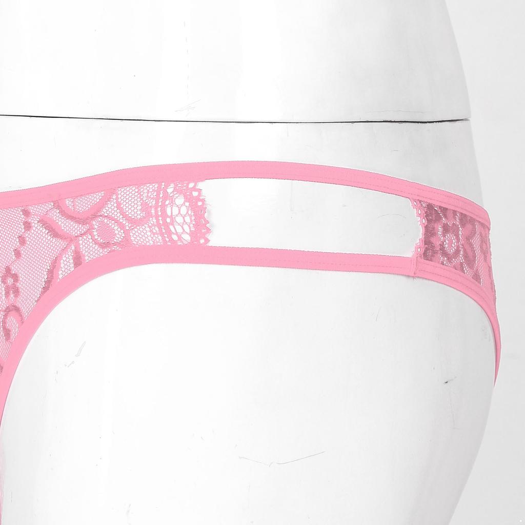 Pánská Crossdresser tanga G-String Spodní prádlo Sissy Floral Lace Spodní prádlo Kalhotky