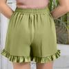 Women's High Waist Color Casual Trousers Workout Pants Shorts