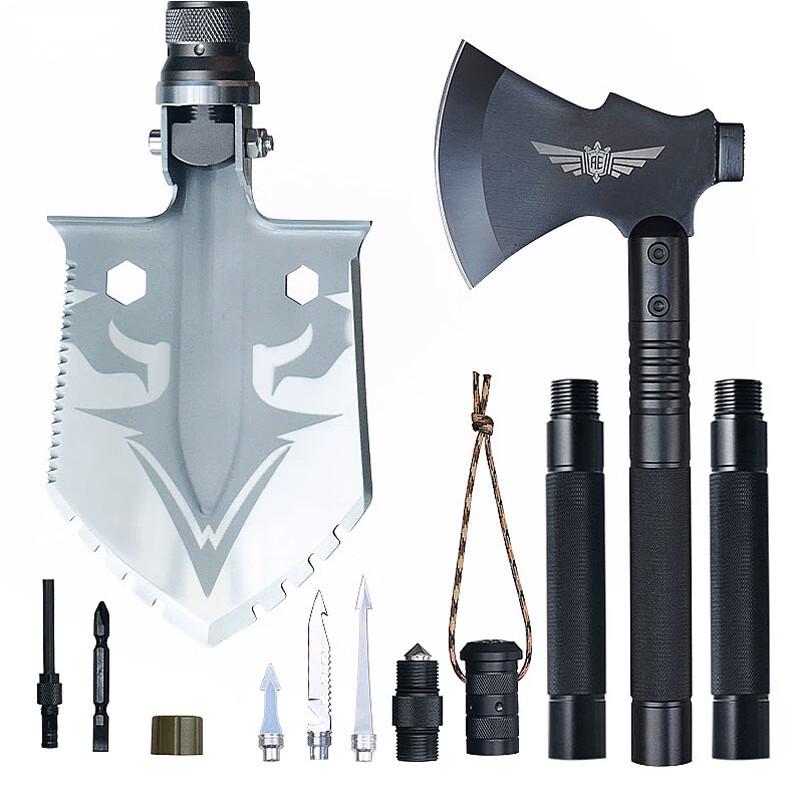 

Li Shen Multi-functional Outdoor Foldable Shovel with Axe