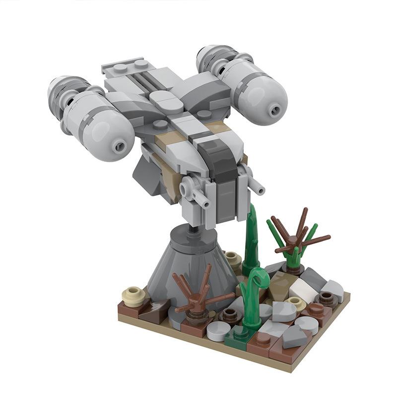 MOC-51912 Razor Scene Planet Small Particle Puzzle Assembling Building Block Set