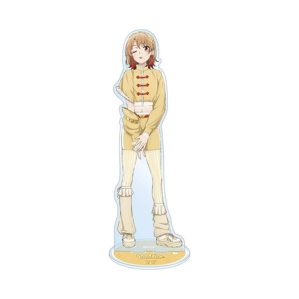My Teen Romantic Comedy As I Expected Original Illustration of Iroha Isshiki In Cute Casual Clothes Large Acrylic Stand SNAFU - Ver.