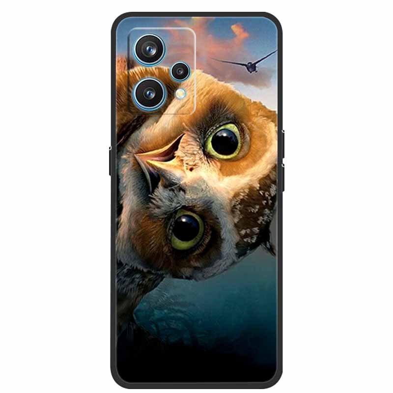 For Realme 9 Case RMX3521 Shockproof Soft silicone TPU Back Cover For Realme9 4G Phone Cases Realme 9 6.4 inch Cute Cartoon Bag
