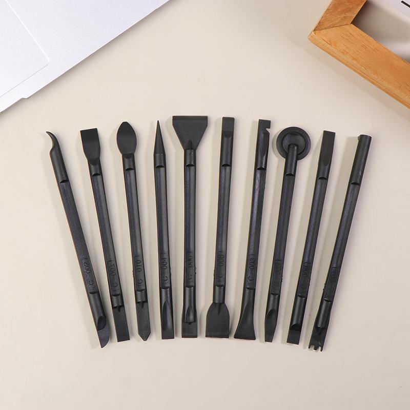 10Pcs/Set Newest 10 In 1 Plastic Crowbar Disassembly Spudger Opening Tools Kit For Mobile Phone Computer Repairing Opening Tools