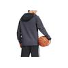 Li-Ning Sports Basketball Series Solid Color Zip-Up Hooded Long Sleeve Jacket Men Jacket AWDSC13-1